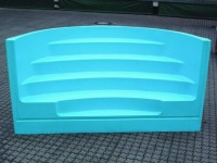 Römische Treppe für Power S Becken blau Römische Treppe für Power S Becken blau