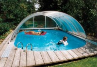 Schwimmbadüberdachung Sun Roof Classic 633 x 363 x 110 cm Schwimmbadüberdachung Sun Roof Classic 633 x 363 x 110 cm